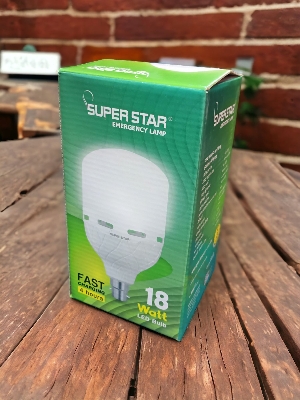 Picture of SUPER STAR Emergency LED Smart Bulb 18 Watt B22 (Pin)/ E27 (Patch)