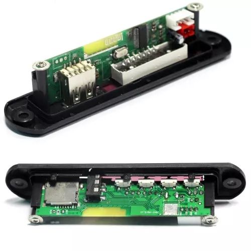 Picture of Bluetooth MP3 FM Decoder Module 5V 1A USB TF Audio Player Module with LED Display