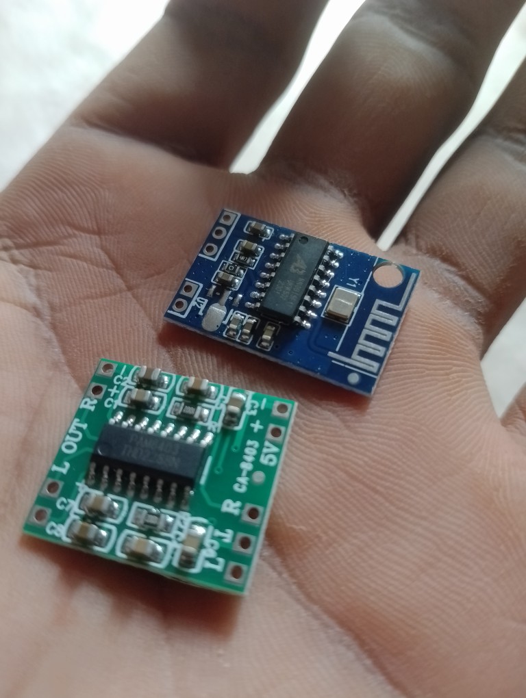 Picture of 5v Bluetooth Stereo audio receiver and Mini Digital Power Amplifier Drive Board 3W +3W circuit Board