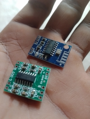 Picture of 5v Bluetooth Stereo audio receiver and Mini Digital Power Amplifier Drive Board 3W +3W circuit Board