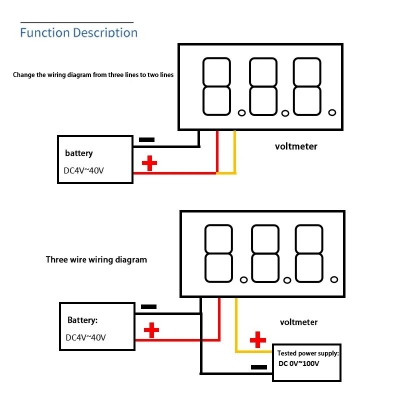 Picture of LED Display Mini 0.36 inch DC 0-100V Digital Voltmeter