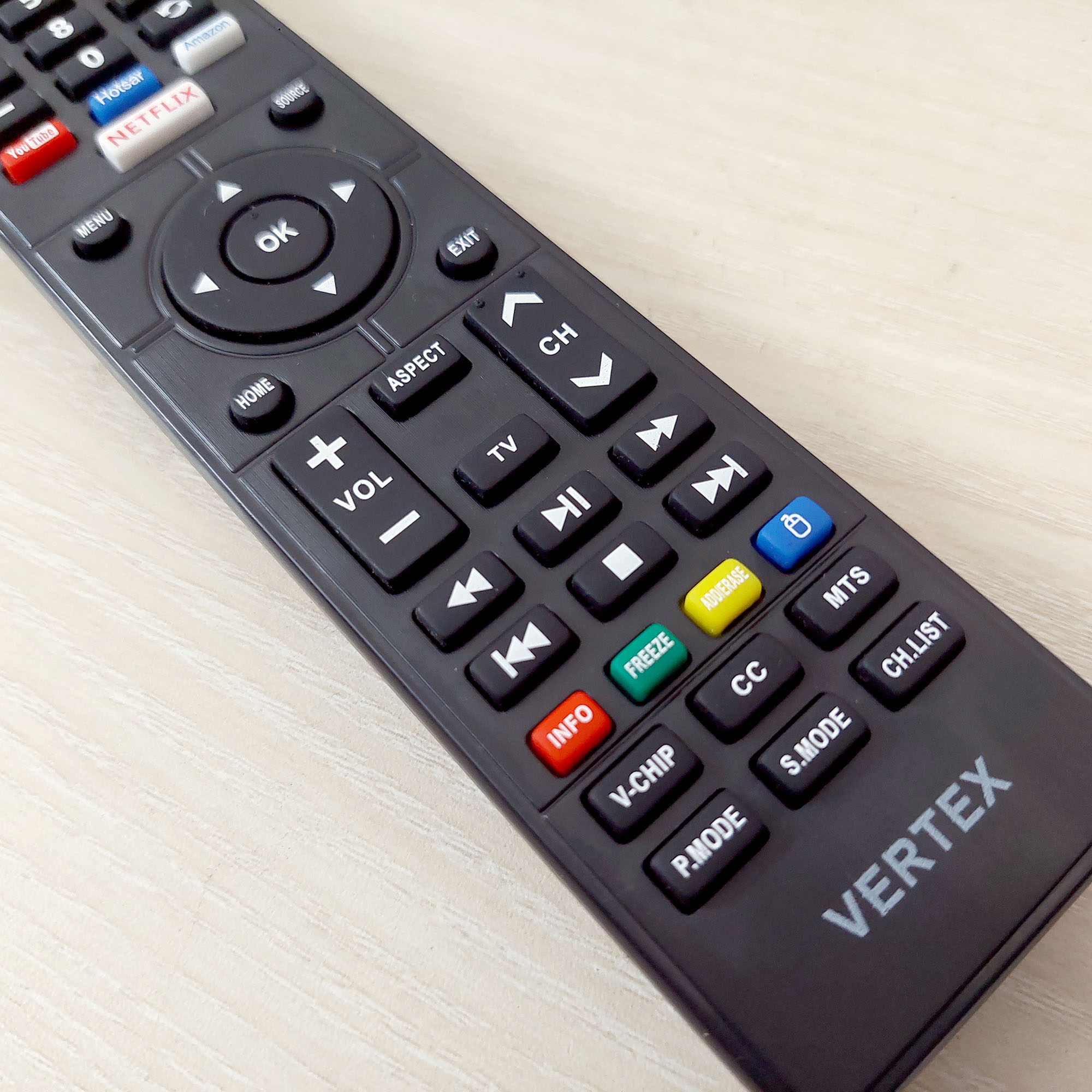 Picture of Remote Control For Vertex,Hamim,Siko Android Smart Led Tv Remote, Youtube, Netflix, Amazon option
