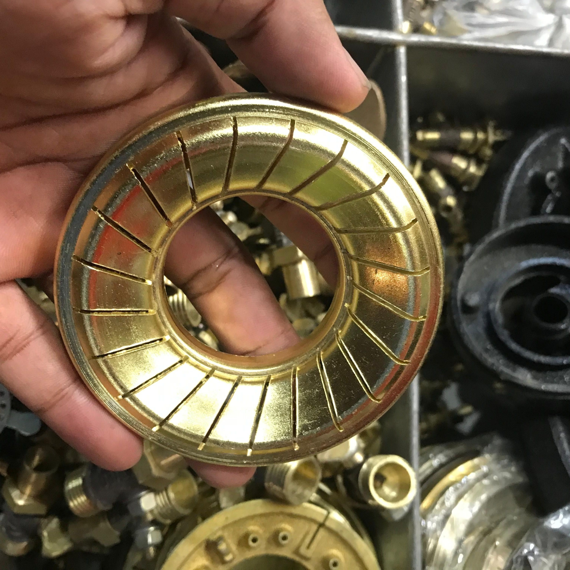 Picture of Gas Stove Burner Cap 120mm High Quality Brass