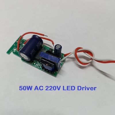 Picture of 50Watt LED Driver AC 220V 50W LED Light Driver Circuit Board For 50 Watt SMD LED Chip Board LED Assembly Purpose DIY Electrical Circuitry & Parts