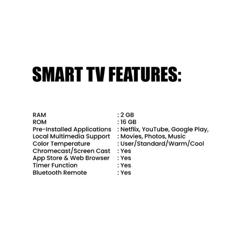 Picture of Sony Plus 43" TV FHD Frameless  Android Smart TV