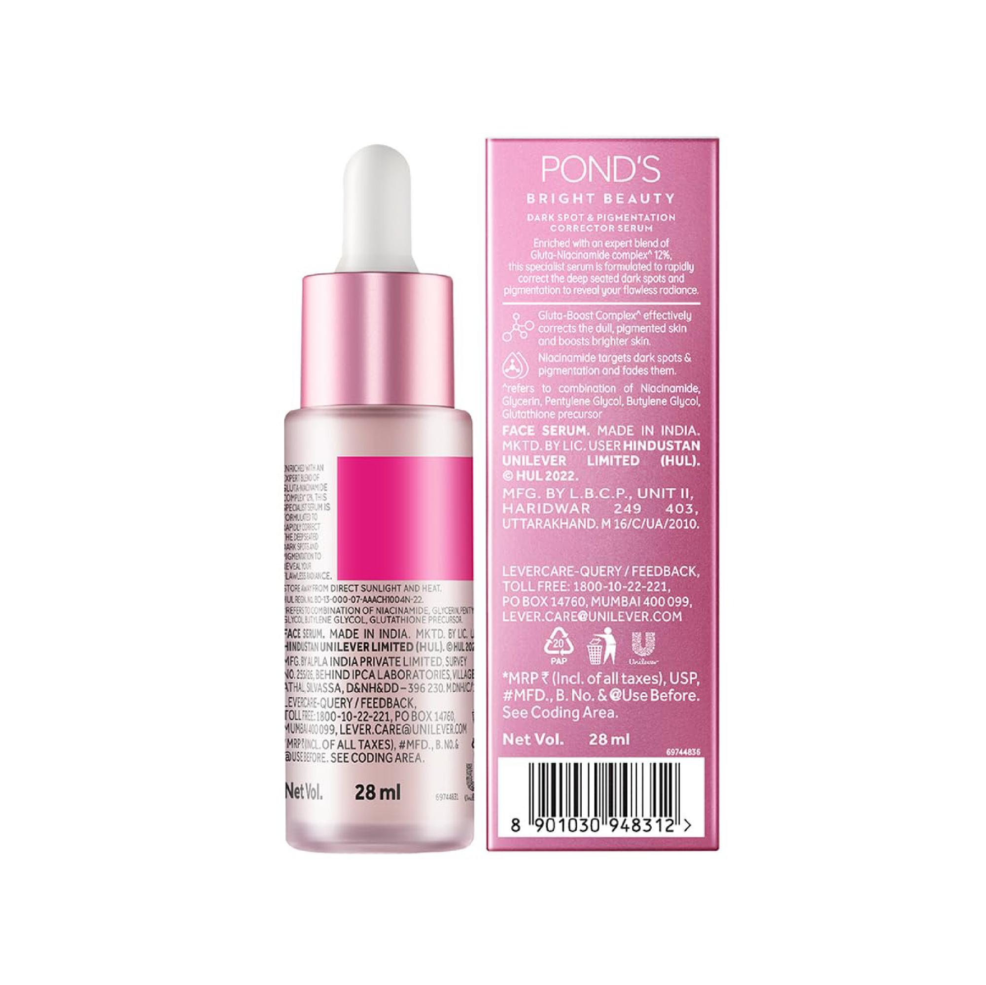 Picture of Pond's Bright Beauty Serum with 12% Gluta-Niacinamide 28ml