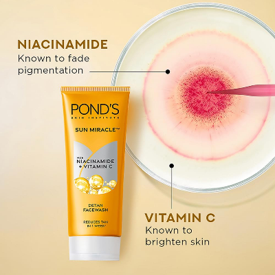Picture of Pond's Face Wash Sun Miracle 100g