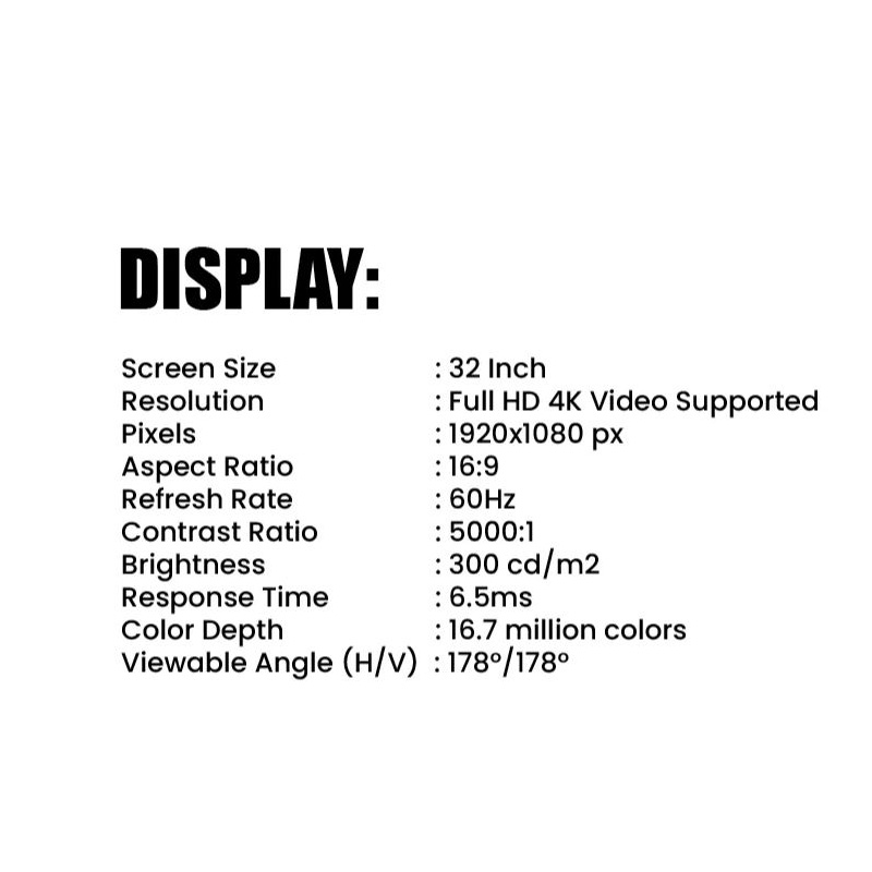 Picture of Sony Plus 32 Frameless Smart Android LED TV