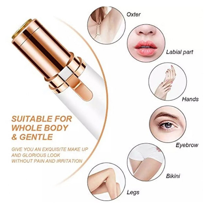 Picture of Rechargeable Flawless Painless Facial Hair Remover Machine For Women Girls Smooth Skin Painless Hair Eraser - FLWWT