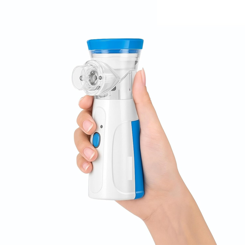 Picture of Portable Mesh Nebulizer Handheld Inhaler - Silent Ultrasonic Machine for Kids & Adults - High Nebulization Rate for Breathing Problems - নেবুলাইজার মেশিন