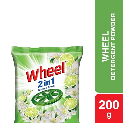 Picture of Wheel Washing (Detergent) Powder 2in1 Clean & Fresh 200g