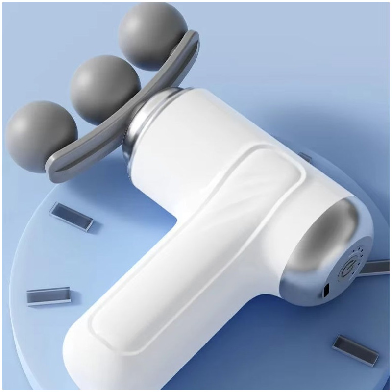 Picture of Pro Light Wireless Handheld Massage Gun - 6 Speed High-Intensity Percussion Muscle Massager with 4 Interchangeable Heads - Portable Myofascial Therapy Device