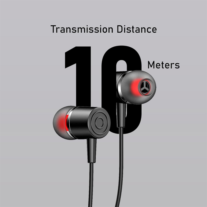 Picture of VMEX M11 Wireless Neckband Bluetooth 5.3 Headset Hifi Sound Sport Earbuds In Ear Headphones TWS Wireless Earphones - M11NB