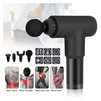 Picture of Fascial Gun KH-320 Electric Muscle Massager - 6 Speed Vibrating Handheld Therapy Device for Body Pain Relief - ফ্যাসিয়াল গান মাসাজার