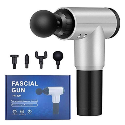 Picture of Fascial Gun KH-320 Electric Muscle Massager - 6 Speed Vibrating Handheld Therapy Device for Body Pain Relief - ফ্যাসিয়াল গান মাসাজার