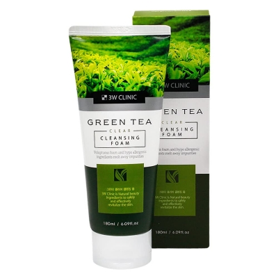 Picture of 3W Clinic Green Tea Foam Cleansing 100ml