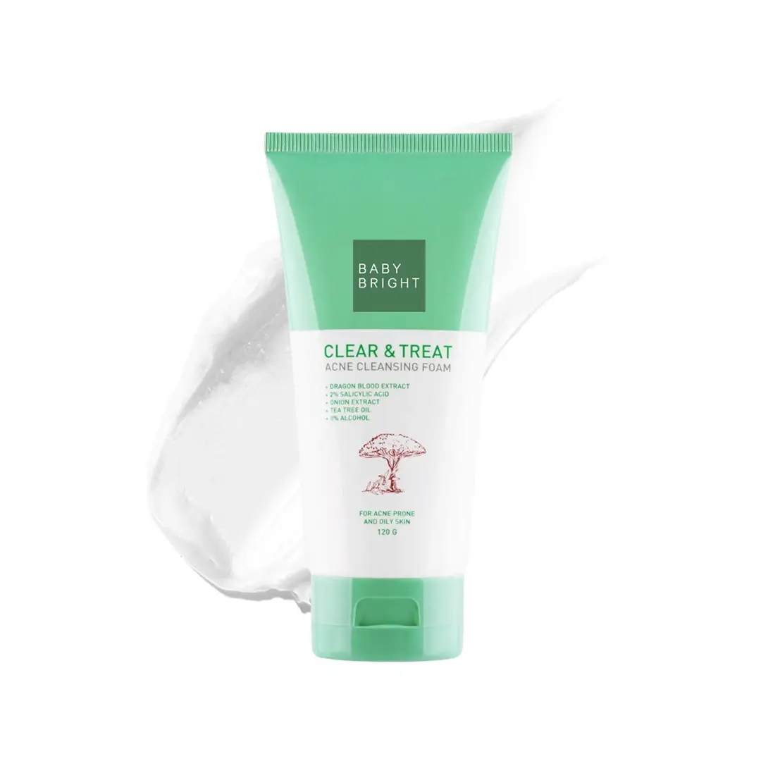 Picture of BABY BRIGHT CLEAR & TREAT ACNE CLEANSING FOAM - 120g (Made In Thailand)