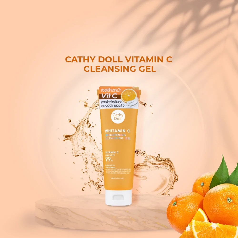 Picture of Cathy Doll Whitamin C Brightening Cleansing Gel 120ml (Made In Korea)