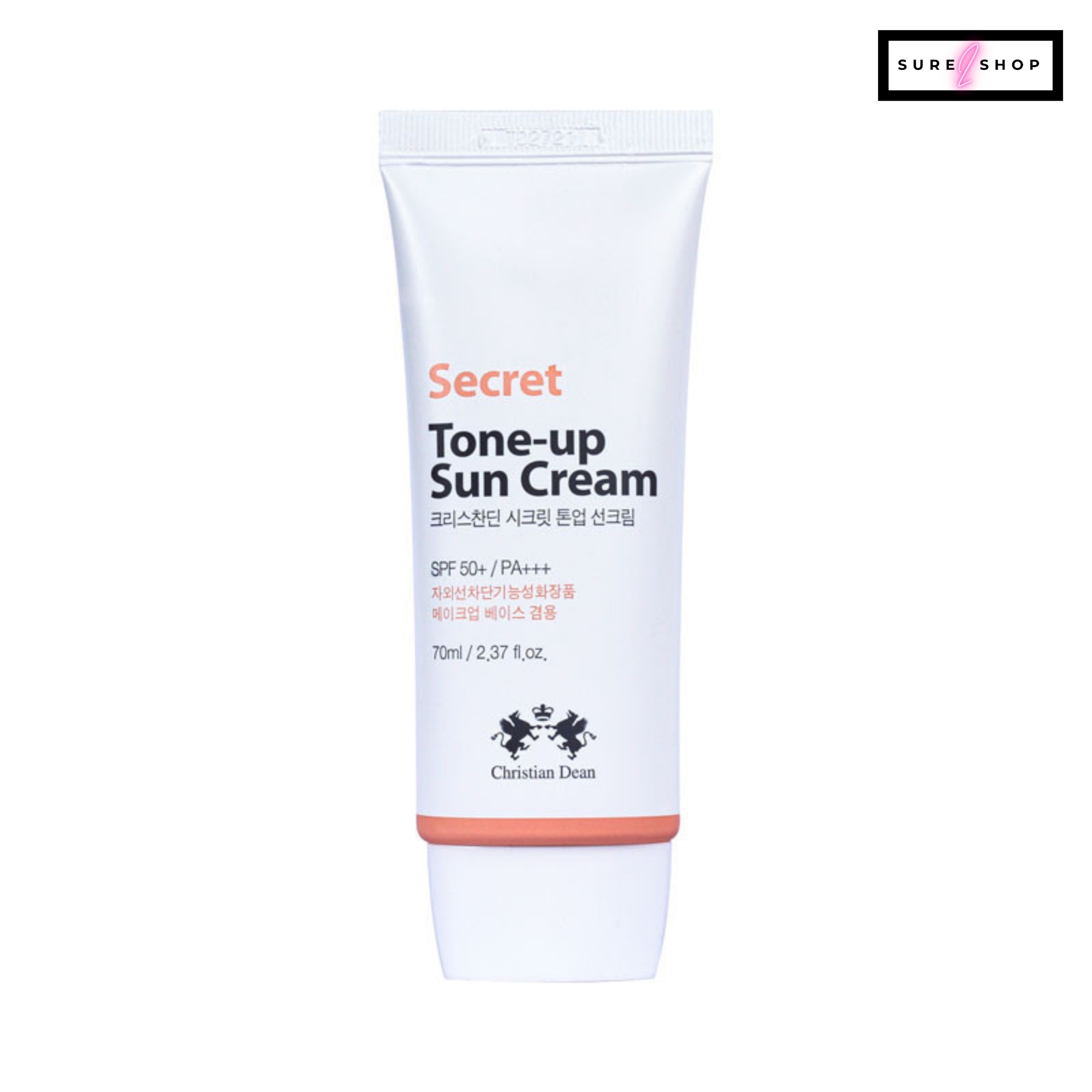 Picture of Christian Dean Secret Tone-Up Sun Cream with SPF50+ - 70ml