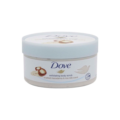 Picture of Dove Exfoliating Body Scrub Macadamia & Rice Milk Scent 225ml (International)