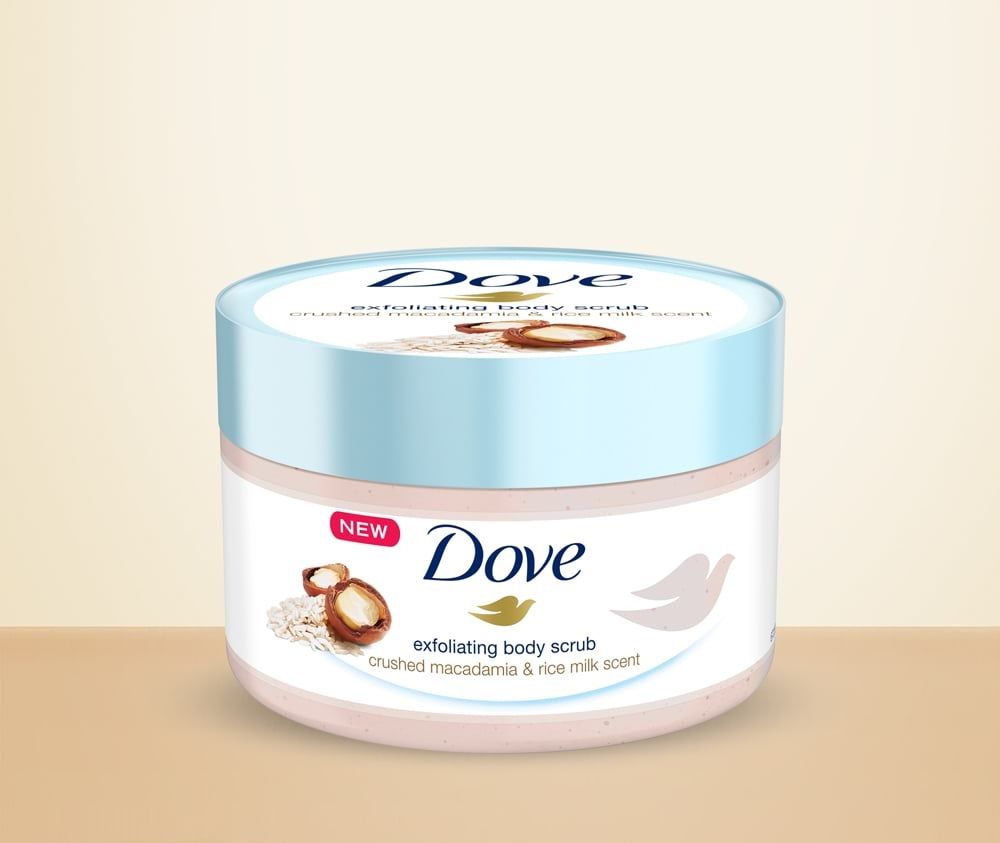 Picture of Dove Exfoliating Body Scrub Macadamia & Rice Milk Scent 225ml (International)