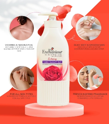 Picture of Enchanteur Enticing Satin Smooth Body Lotion250ml red