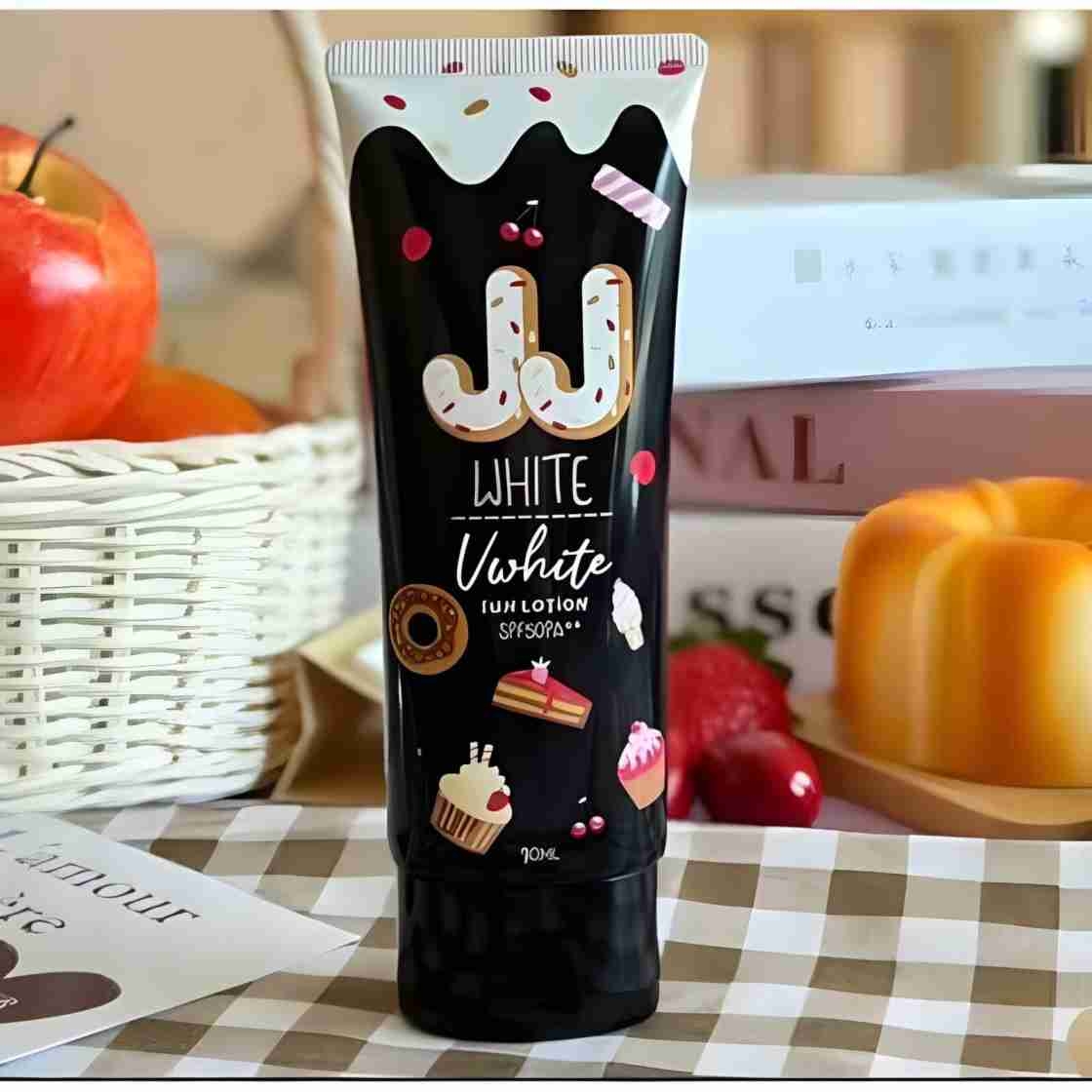 Picture of JJ White VWhite Sun Lotion High Protection SPF50 PA++ for Sensitive Skin Whitening And Moisturizing Body Lotion