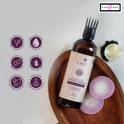 Picture of Lafz Essential Onion And Black Seed Hair Oil (45ml)