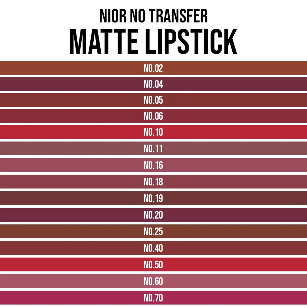 Picture of Nior-No Transfer Matte Lipstick