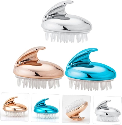 Picture of Shampoo Brush / Hair Scalp Massage Brush Silicone Hair Care