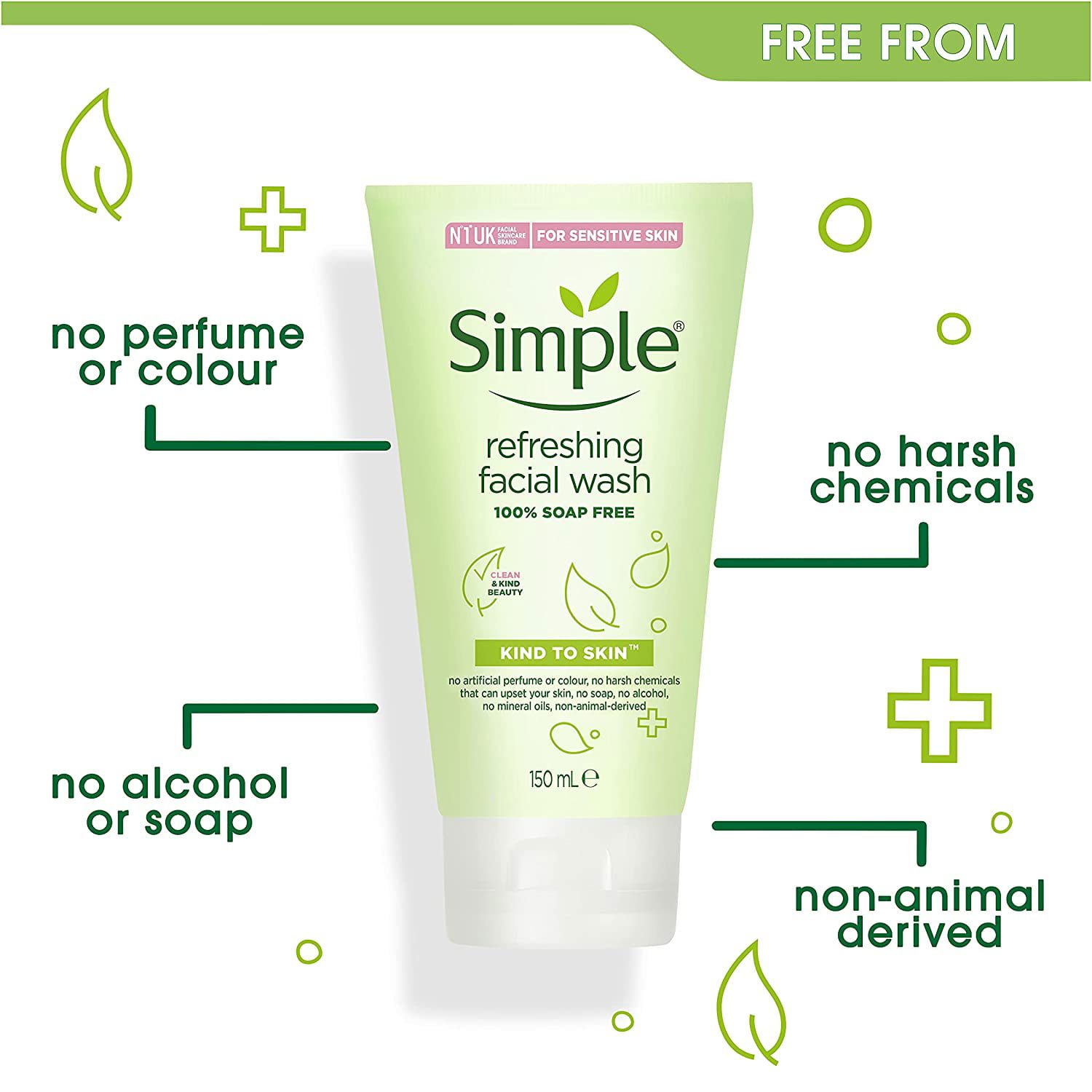 Picture of Simple Kind to Skin Refreshing Facial Wash Gel 150ml