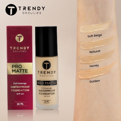 Picture of TRENDY beauties Pro Matte Waterproof Foundation with SPF20