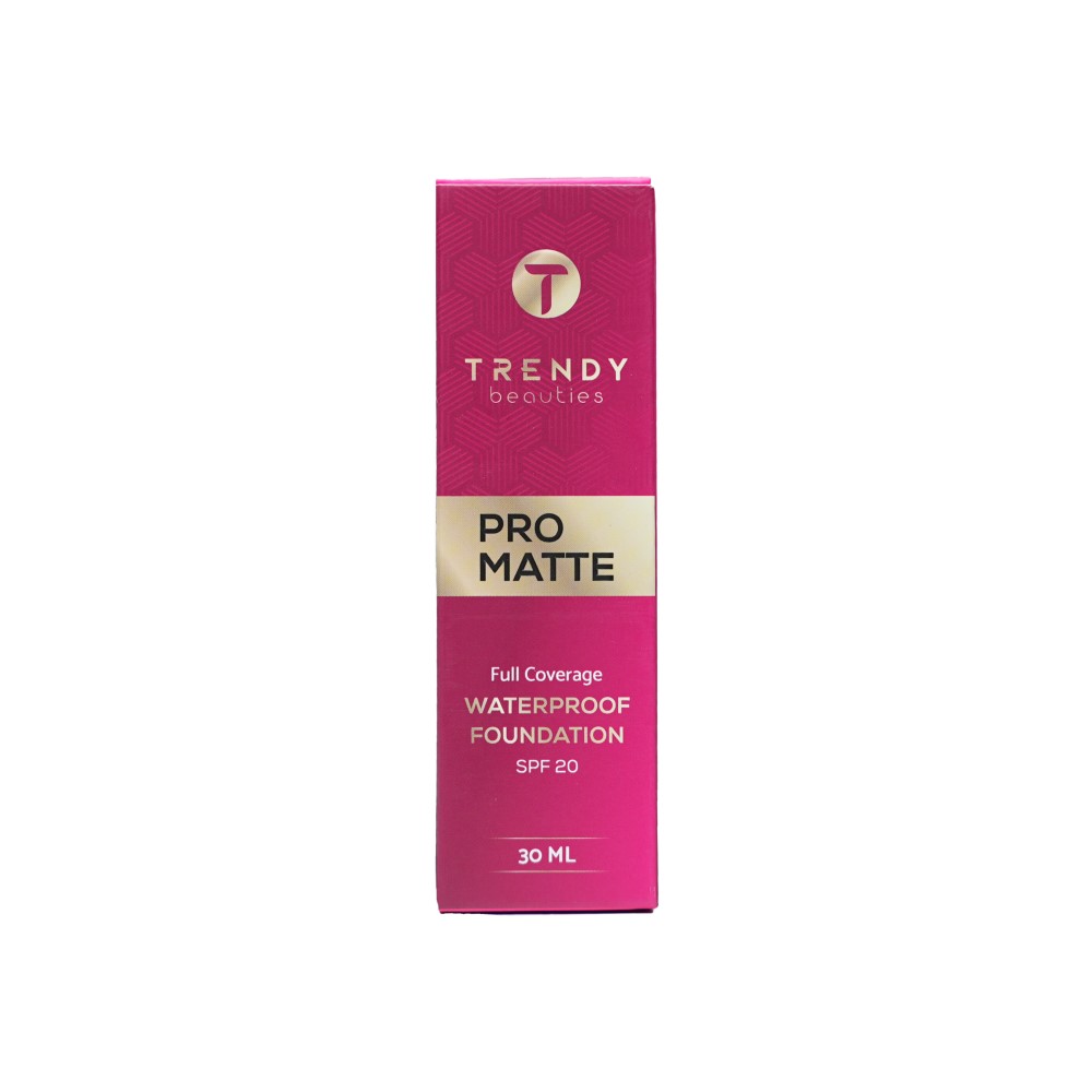 Picture of TRENDY beauties Pro Matte Waterproof Foundation with SPF20