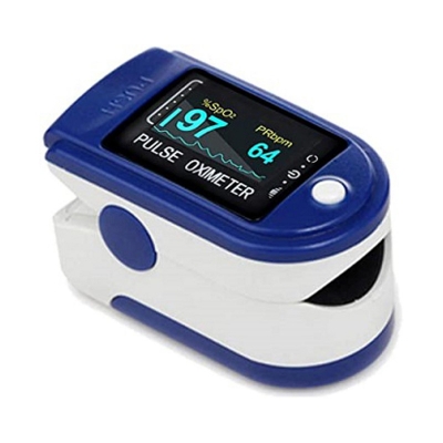 Picture of Finger Pulse Oximeter - OLED - Heart Rate - SpO2