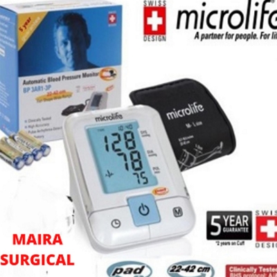 Picture of Blood Pressure Machine - Microlife Automatic Blood Pressure Monitor BP-3AR1-3P
