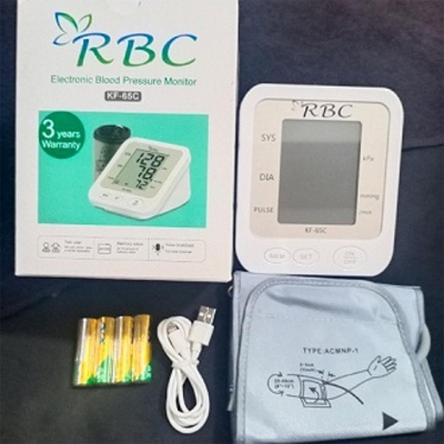 Picture of R B C Automatic Digital LCD Upper Arm Blood Pressure Monitor Electronic Sphygmomanometer Machine
