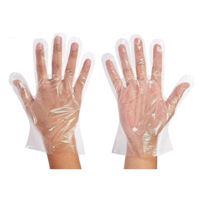 Picture of Poly Hand Gloves 100 pcs