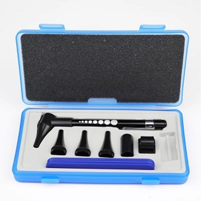 Picture of Portable LED Medical Otoscope Set, Ear, Eye, Throat, Nose, Dental Check, Care, Veterinary Endoscope, Diagnostic,