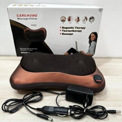 Picture of Massage Pillow For Car And Home Shoulder Back Waist Massage Pillow