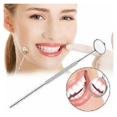 Picture of 1pc Stainless Steel Dental Mouth Mirror Dental Mirror Odontoscope Dentist Equipment Teeth Clean Hygiene Tool