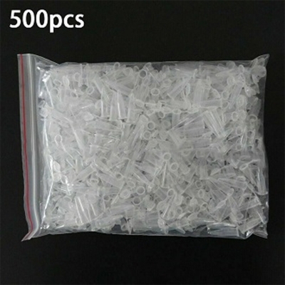 Picture of 500Pcs Apen drop Tubes 1.5Ml Clear Plastic Centrifuge Vials with Flat-Top Snap Cap ,Centrifuge Vial Snap Cap