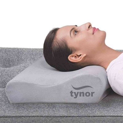 Picture of TYNOR Contoured Cervical Pillow, Grey, Universal Size, 1 Unit