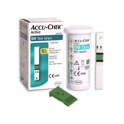 Picture of Accu-Chek Active Blood Glucose Test Strips 50 Pcs
