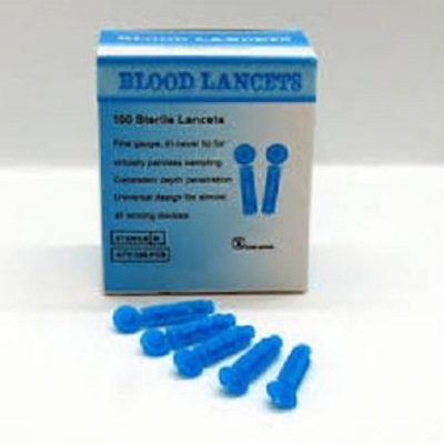 Picture of Blood lancets for glucose Meter 100 piss