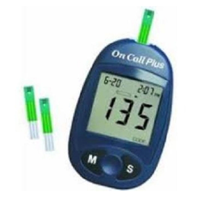 Picture of ON CALL PIUS Blood Glucose Test Strips 50 Pcs