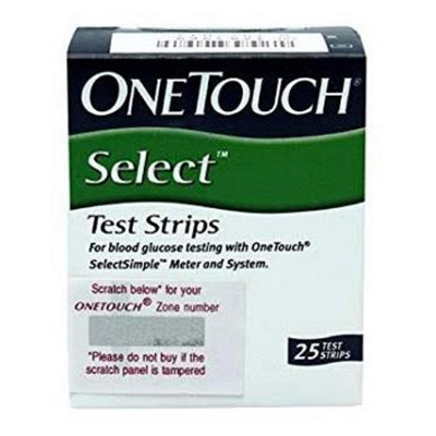 Picture of One Touch Select Glucose Test Strips (25pcs)