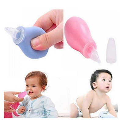 Picture of Newborns Baby Nasal Vacuum Mucus Suction Aspirator Soft Tip Runny Nose Cleaner
