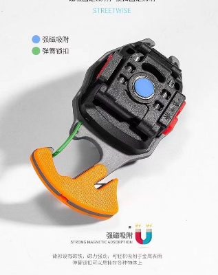 Picture of Rechargeable Keychain Powerfull Led Flashlight And Lighter - Multicolor