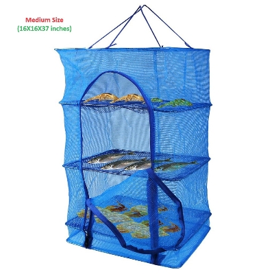 Picture of Foldable 4 layer Multifunctional Food Drying Case - Blue