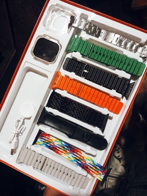 Picture of Ultrapods Pro Max  with Cover  TWS Wireless Bluetooth Headset Waterproof Noise Cancelling Led Earbuds - Multicolor